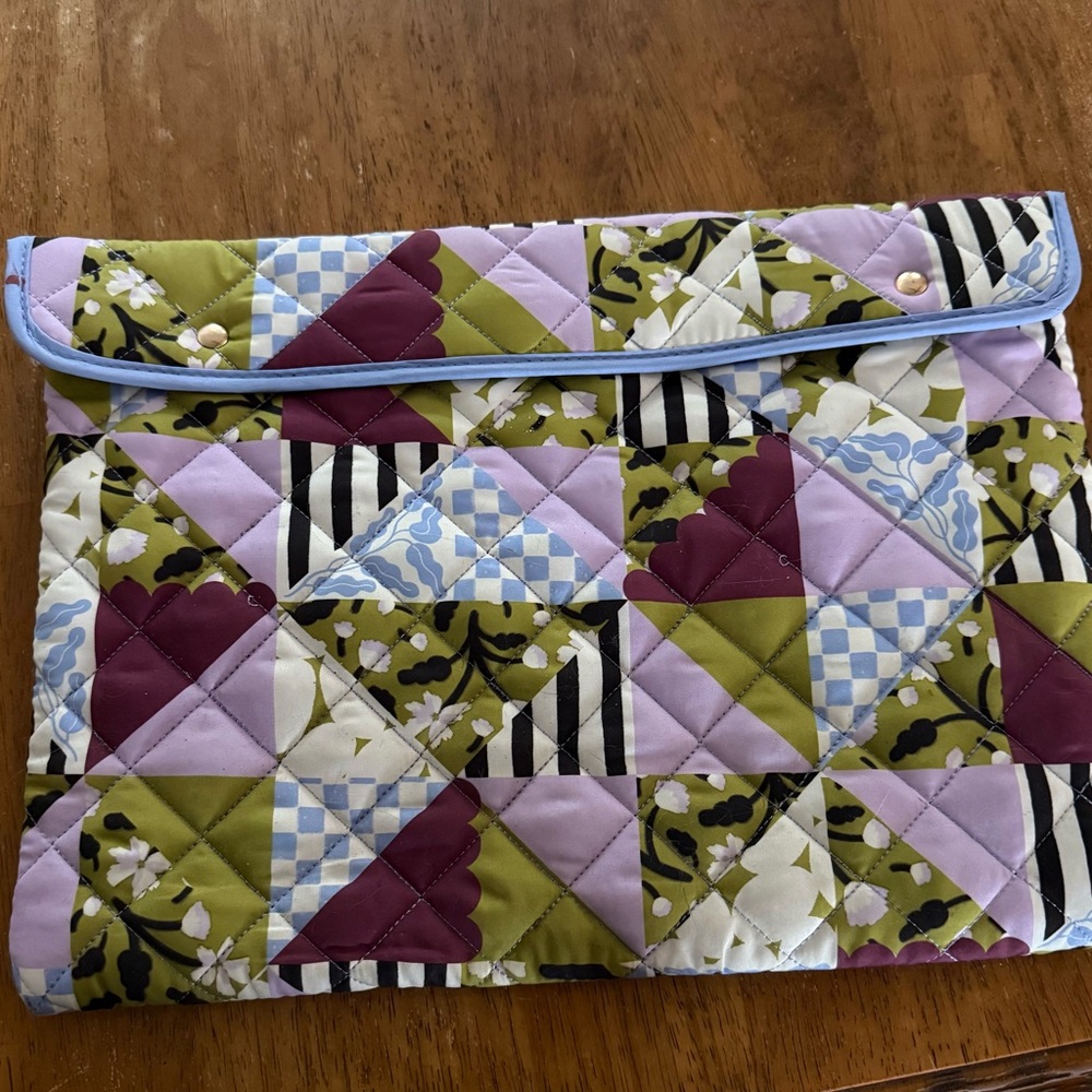 Quilted Patchwork Laptop Sleeve